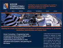 Tablet Screenshot of kocerconsulting.com